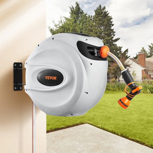🚿 Ultimate 180° Swivel Hose Reel – Tangle-Free & Wall-Mounted! 💦 (Buy 2, Get 1 FREE!)