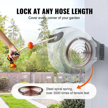 🚿 Ultimate 180° Swivel Hose Reel – Tangle-Free & Wall-Mounted! 💦 (Buy 2, Get 1 FREE!)