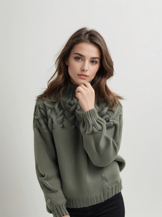 High-Neck Sweater
